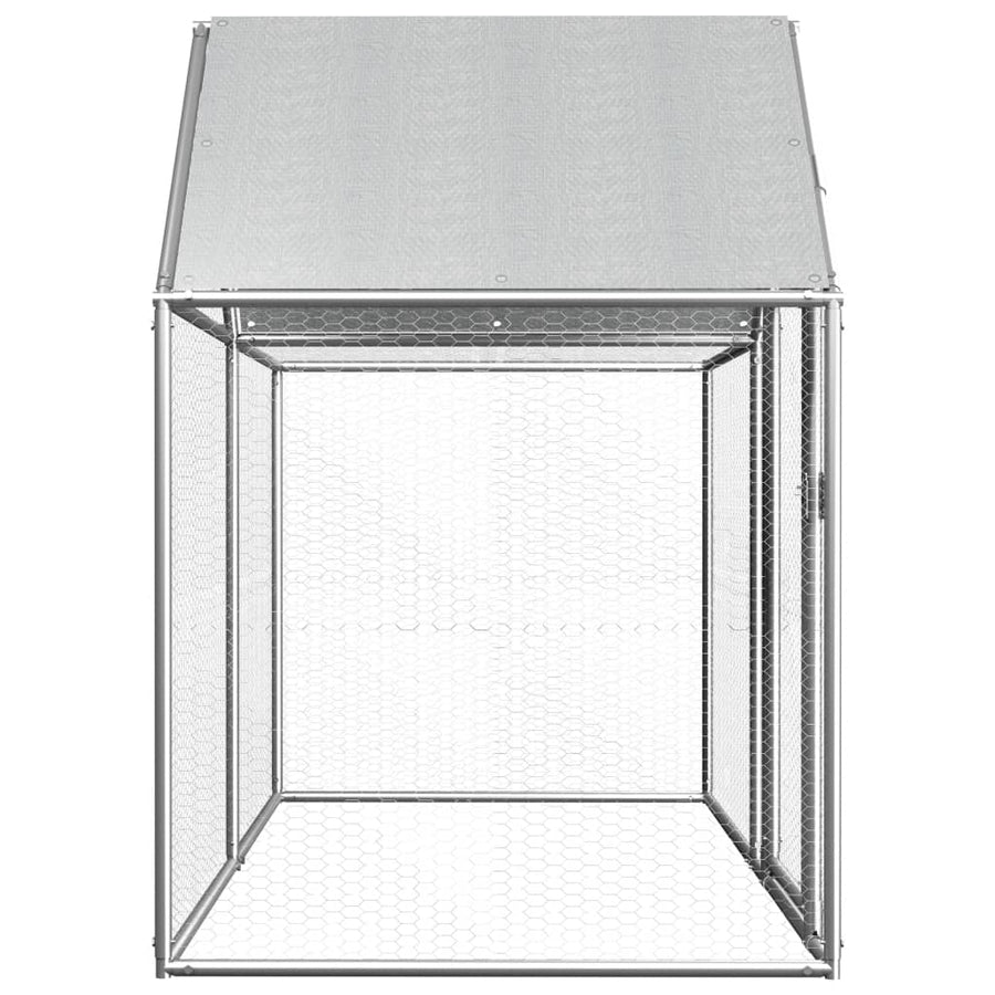 Kippenren 2X1X1,5 M Gegalvaniseerd Staal 2 x 1 x 1.5 m