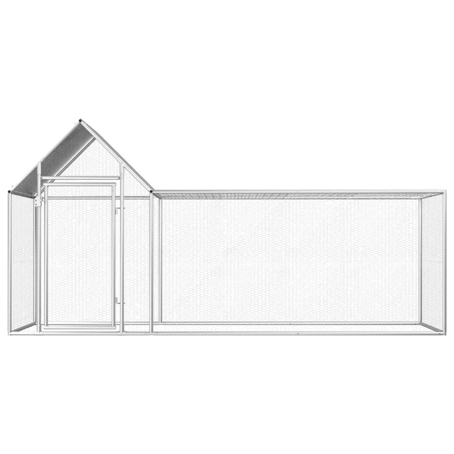 Kippenren 3x1x1,5 m gegalvaniseerd staal 3 x 1 x 1.5 m