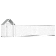 Kippenren 5x1x1,5 m gegalvaniseerd staal 5 x 1 x 1.5 m
