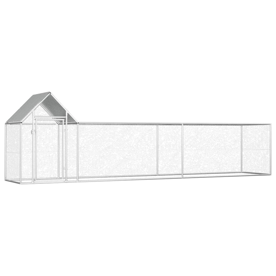 Kippenren 2X1X1,5 M Gegalvaniseerd Staal