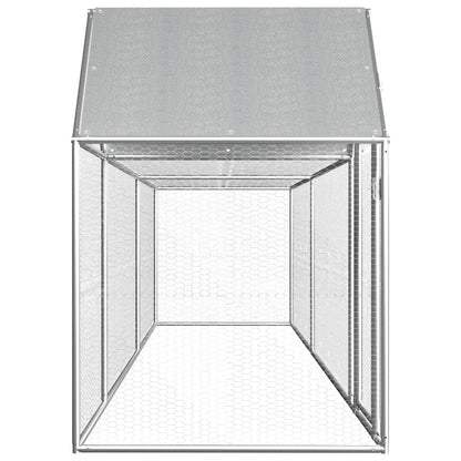 Kippenren 5x1x1,5 m gegalvaniseerd staal 5 x 1 x 1.5 m