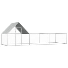 Kippenren 6x2x2 m gegalvaniseerd staal 6 x 2 x 2 m
