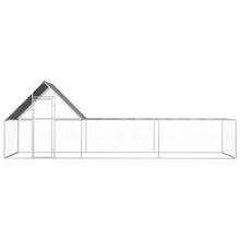 Kippenren 6x2x2 m gegalvaniseerd staal 6 x 2 x 2 m