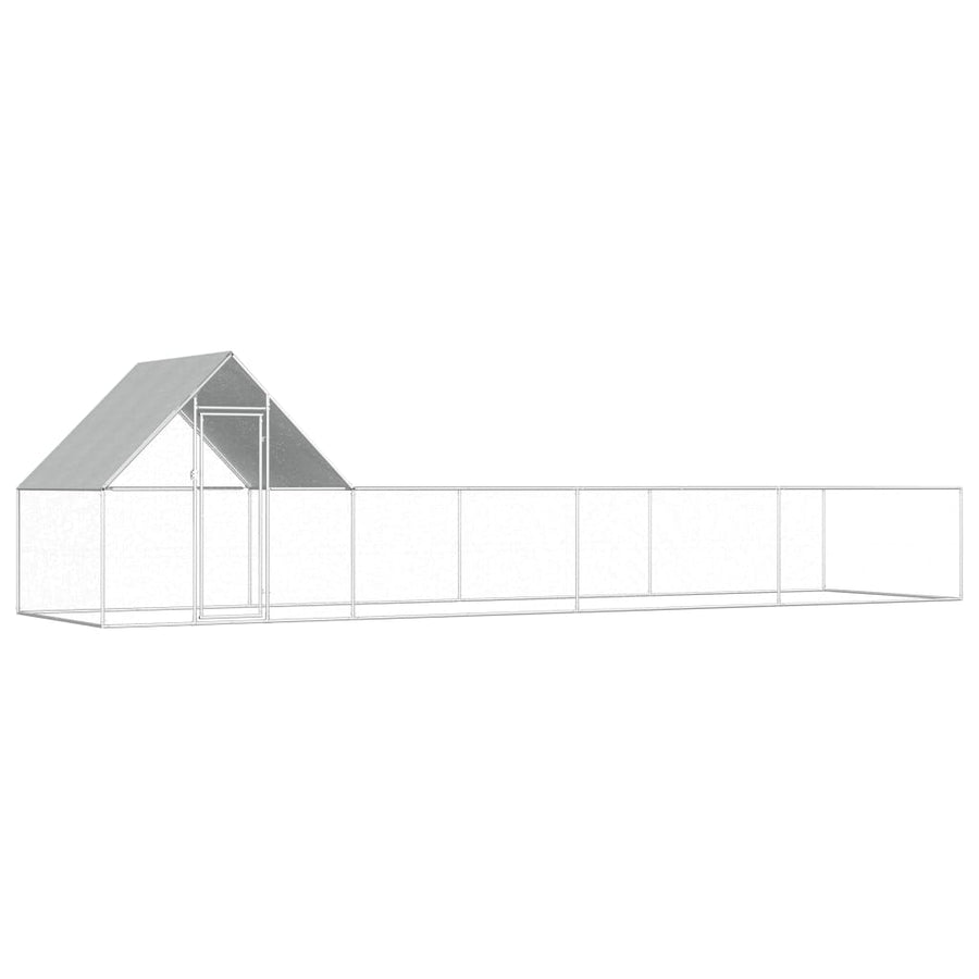 Kippenren 2X1X1,5 M Gegalvaniseerd Staal