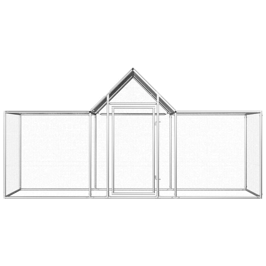 Kippenren Gegalvaniseerd Staal 3 x 1 x 1,5 m