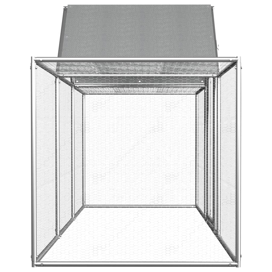 Kippenren Gegalvaniseerd Staal 3 x 1 x 1,5 m