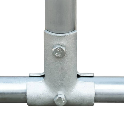 Kippenren 5x1x1,5 m gegalvaniseerd staal 5 x 1 x 1,5 m