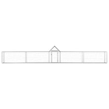 Kippenren 9x1x1,5 m gegalvaniseerd staal 9 x 1 x 1,5 m