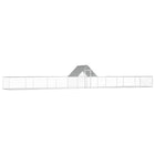 Kippenren 14x2x2 m gegalvaniseerd staal