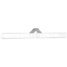 Kippenren 14x2x2 m gegalvaniseerd staal 14 x 2 x 2 m