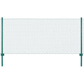 Draadgaashek met palen 25x0,5 m staal groen