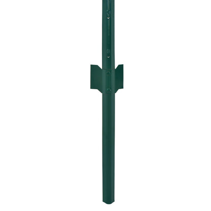 Draadgaashek met palen 25x1 m staal groen 25 mm 1 m