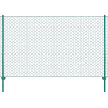 Draadgaashek Met Palen 25X Staal Groen 25 mm