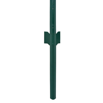 Draadgaashek Met Palen 25X Staal Groen 50 mm