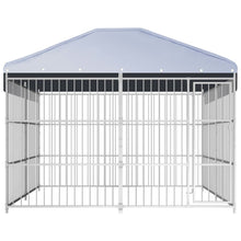 Hondenkennel Voor Buiten Met Dak 300 x 300 x 200 cm