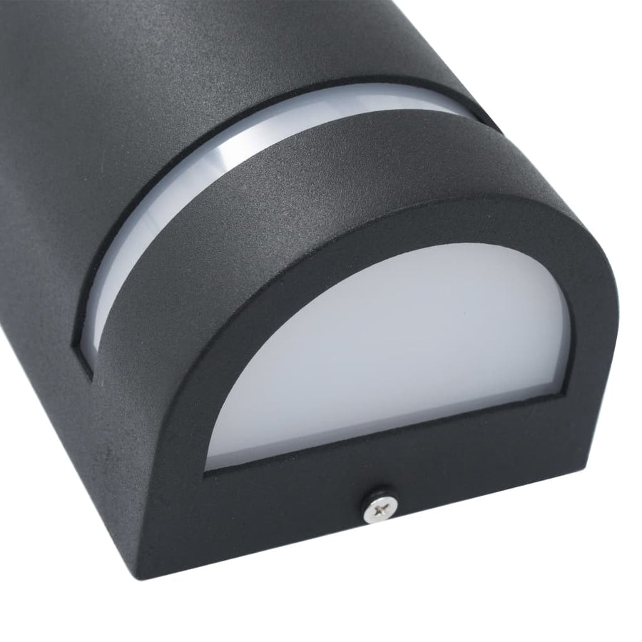 Buitenwandlampen 35 W Halfrond Zwart 2