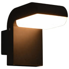 LED Outdoor Wall Light 9 W Oval Black
