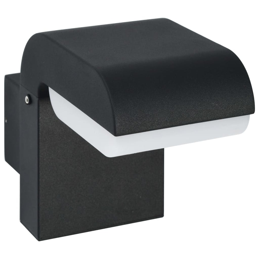 Led-Buitenwandlamp 9 W Ovaal Zwart