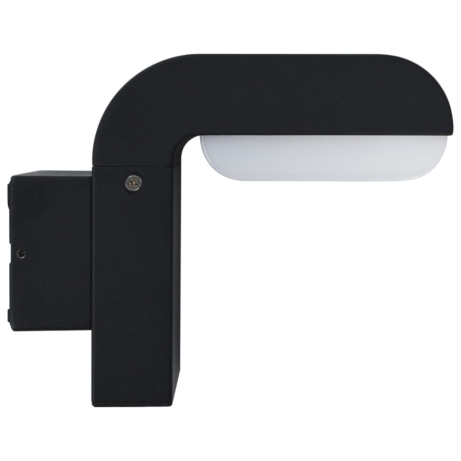 Led-Buitenwandlamp 9 W Ovaal Zwart