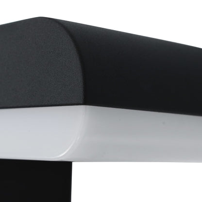 Led-Buitenwandlamp 9 W Ovaal Zwart