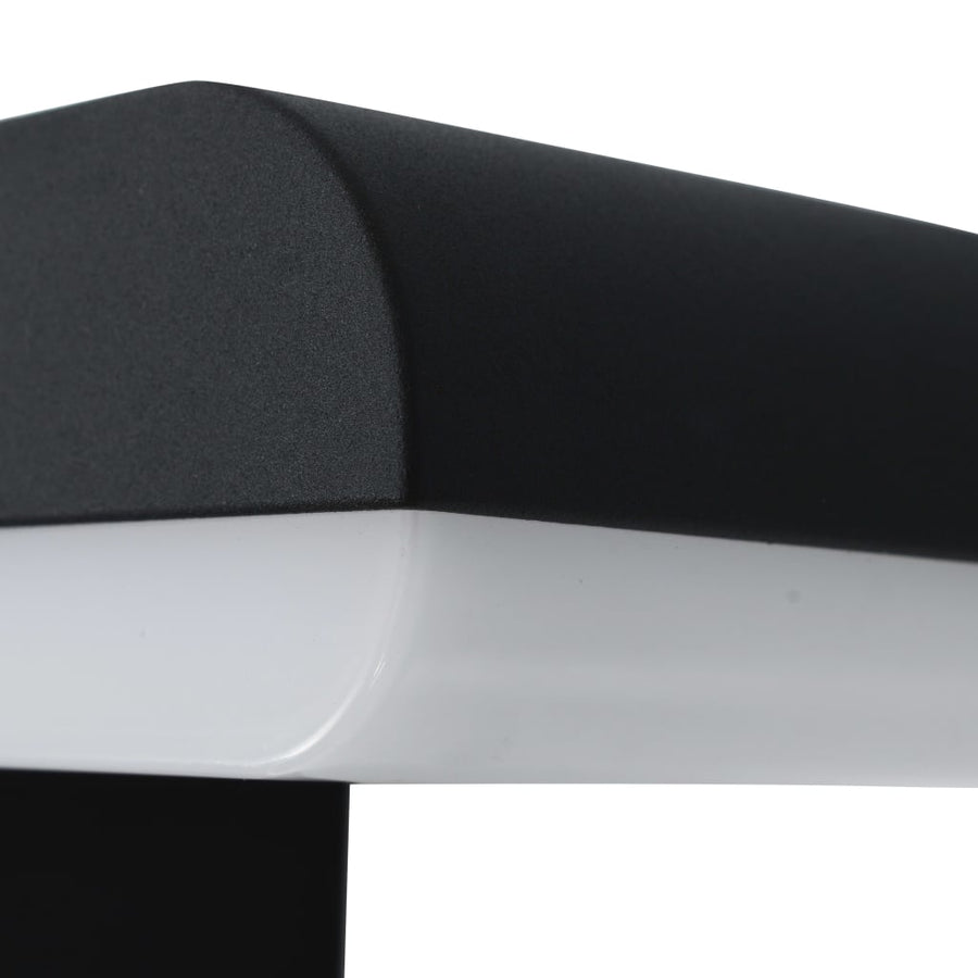 Led-Buitenwandlamp 9 W Ovaal Zwart