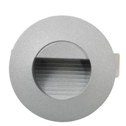 Led-Buitenwandlampen 6 St 5 W Rond Zilverkleurig