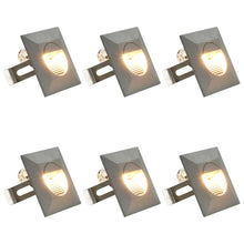 Led-Buitenwandlampen 2 W Zilverkleurig Vierkant