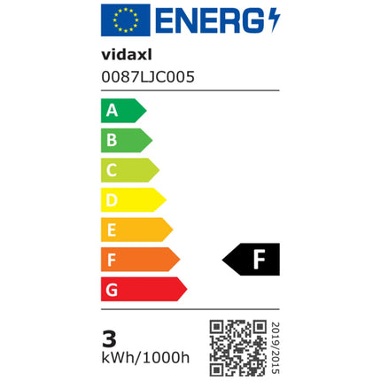 Led-Buitenwandlampen 3 W Zwart Rond