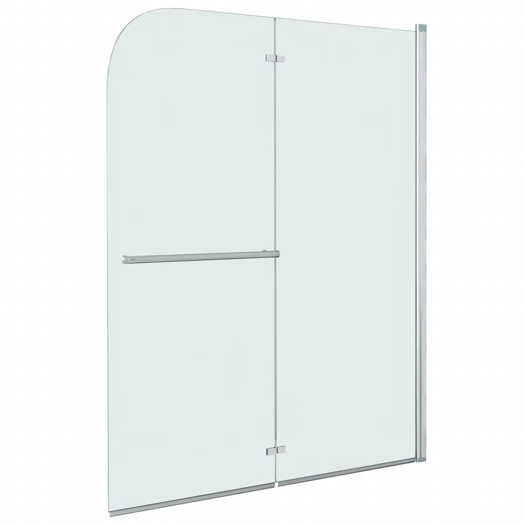 Douchewand Inklapbaar 2 Panelen 95X140 Cm Esg