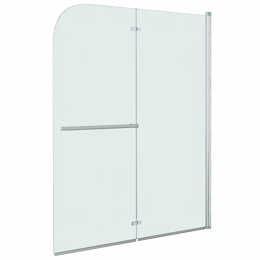 Douchewand Inklapbaar 2 Panelen 95X140 Cm Esg