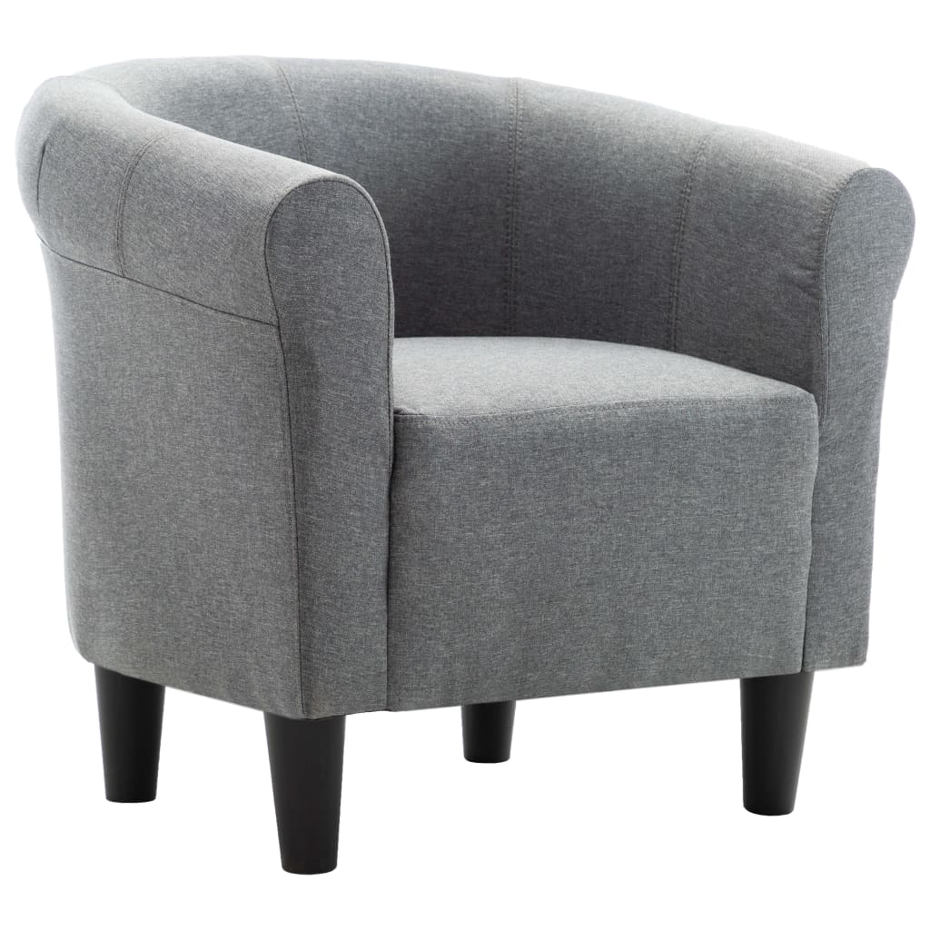 Fauteuil Stof 1 Lichtgrijs