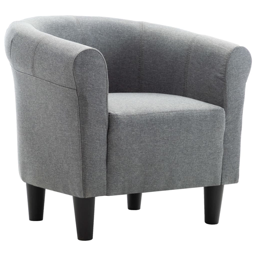 Fauteuil Stof 1 Lichtgrijs
