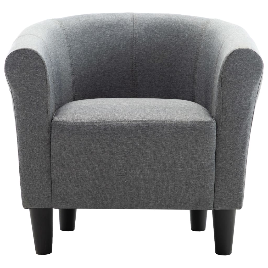 Fauteuil Stof 1 Lichtgrijs
