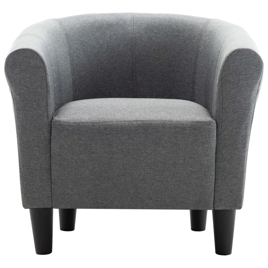 Fauteuil Stof 1 Lichtgrijs
