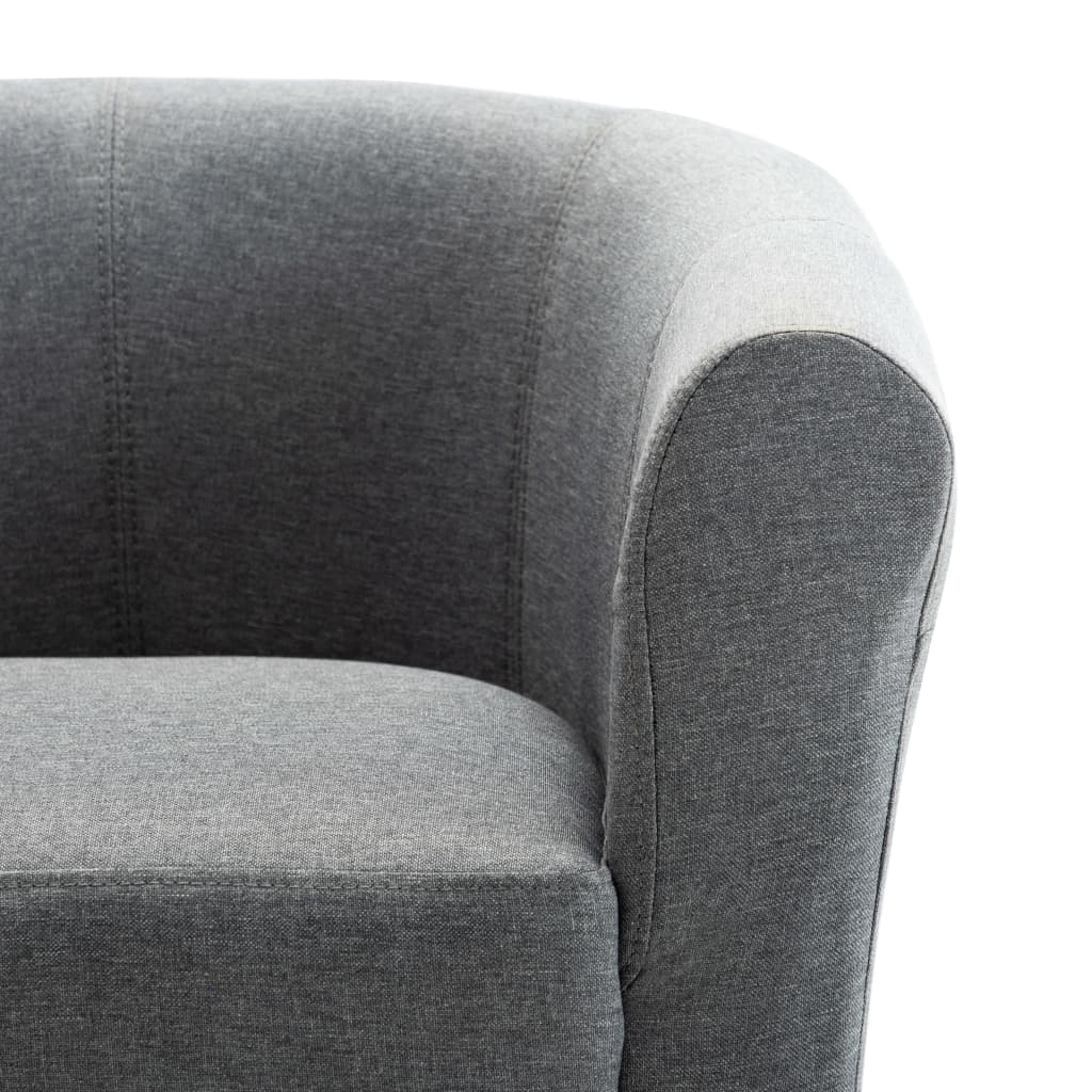 Fauteuil Stof 1 Lichtgrijs