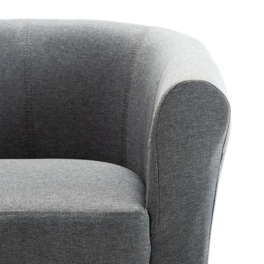 Fauteuil Stof 1 Lichtgrijs