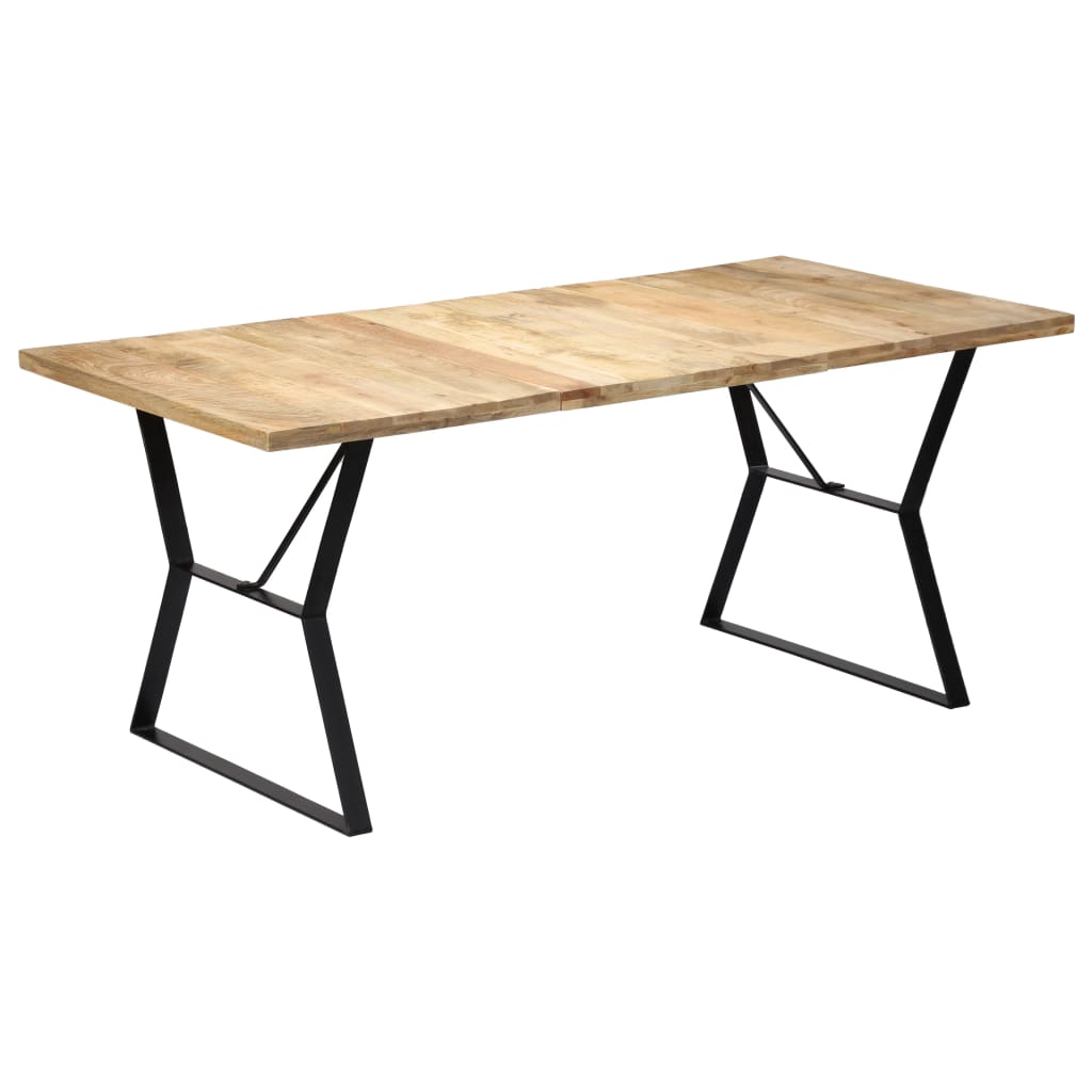 Eettafel 180x90x76 cm massief mangohout