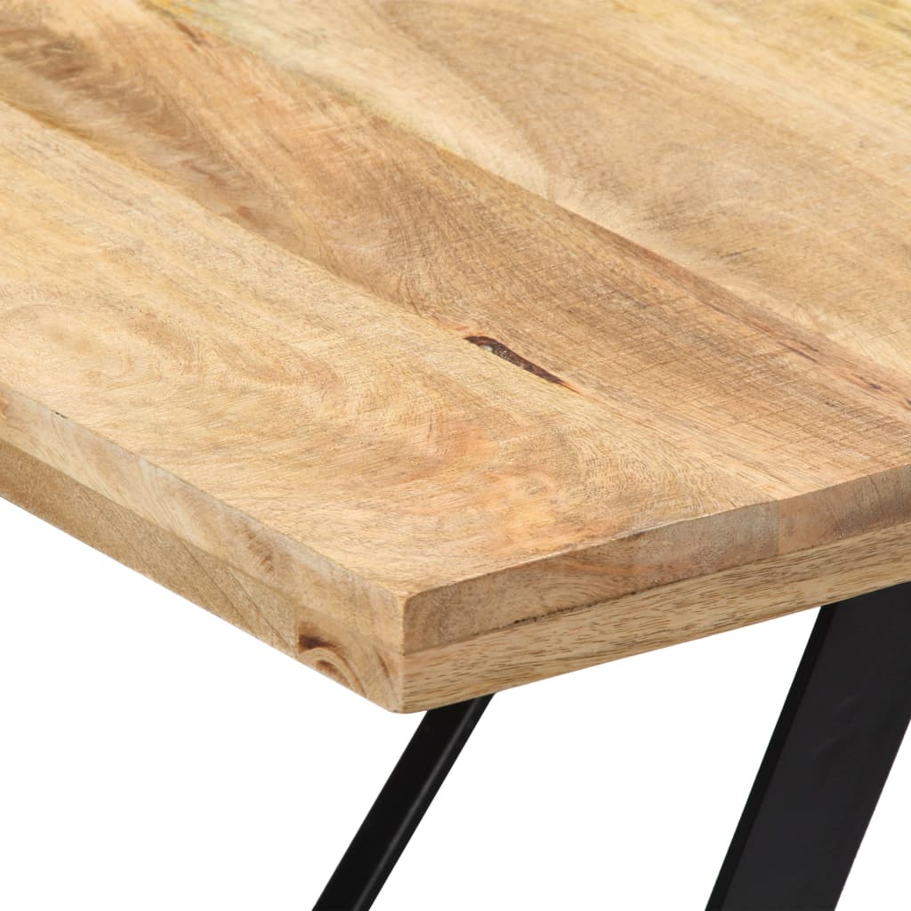Eettafel 180x90x76 cm massief mangohout