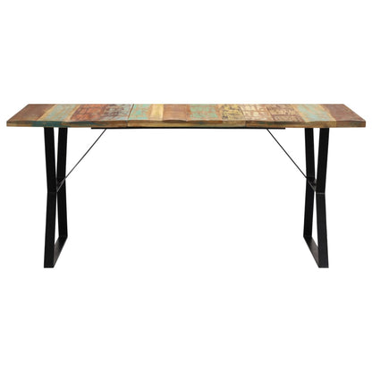 Eettafel 180x90x76 cm massief gerecycled hout
