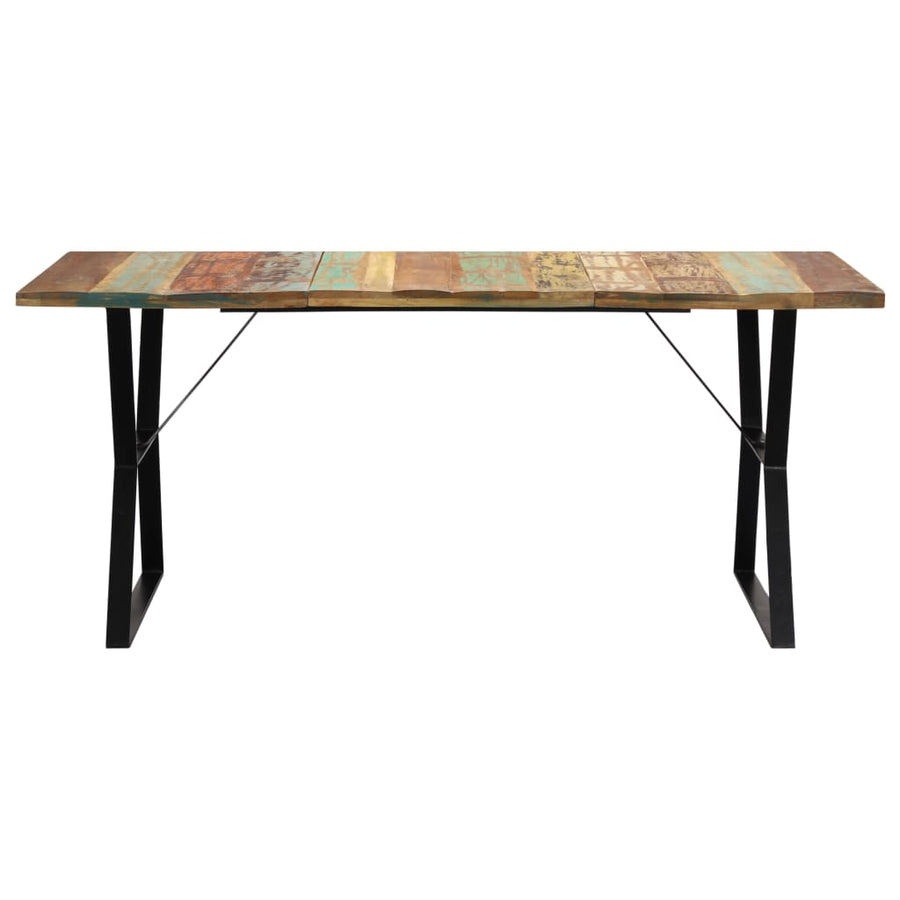 Eettafel 180x90x76 cm massief gerecycled hout