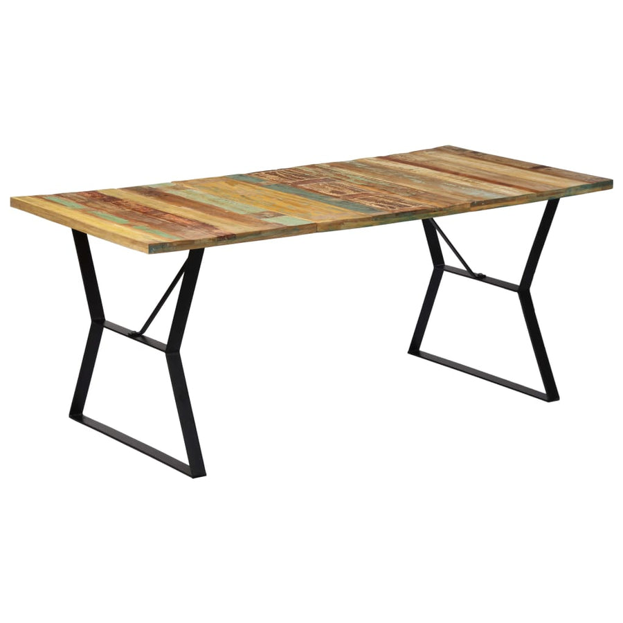 Eettafel 180x90x76 cm massief gerecycled hout