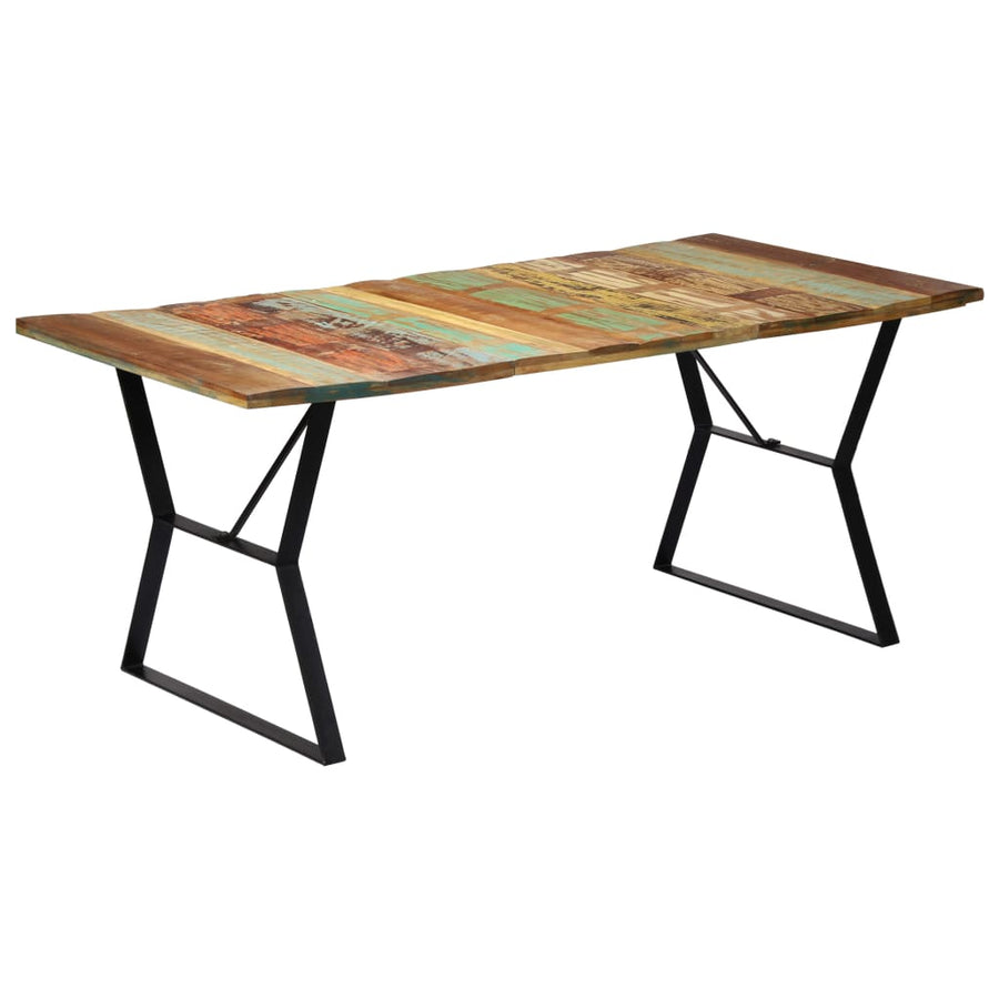 Eettafel 180x90x76 cm massief gerecycled hout