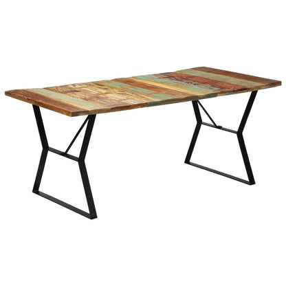 Eettafel 180x90x76 cm massief gerecycled hout