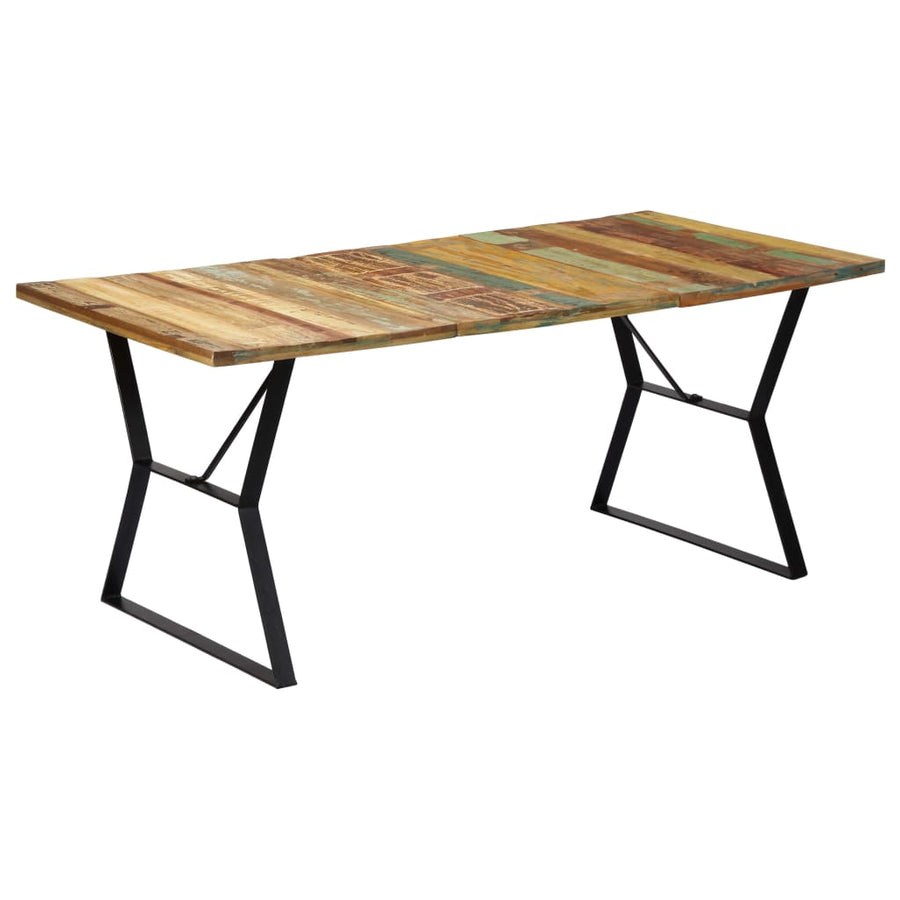 Eettafel 180x90x76 cm massief gerecycled hout