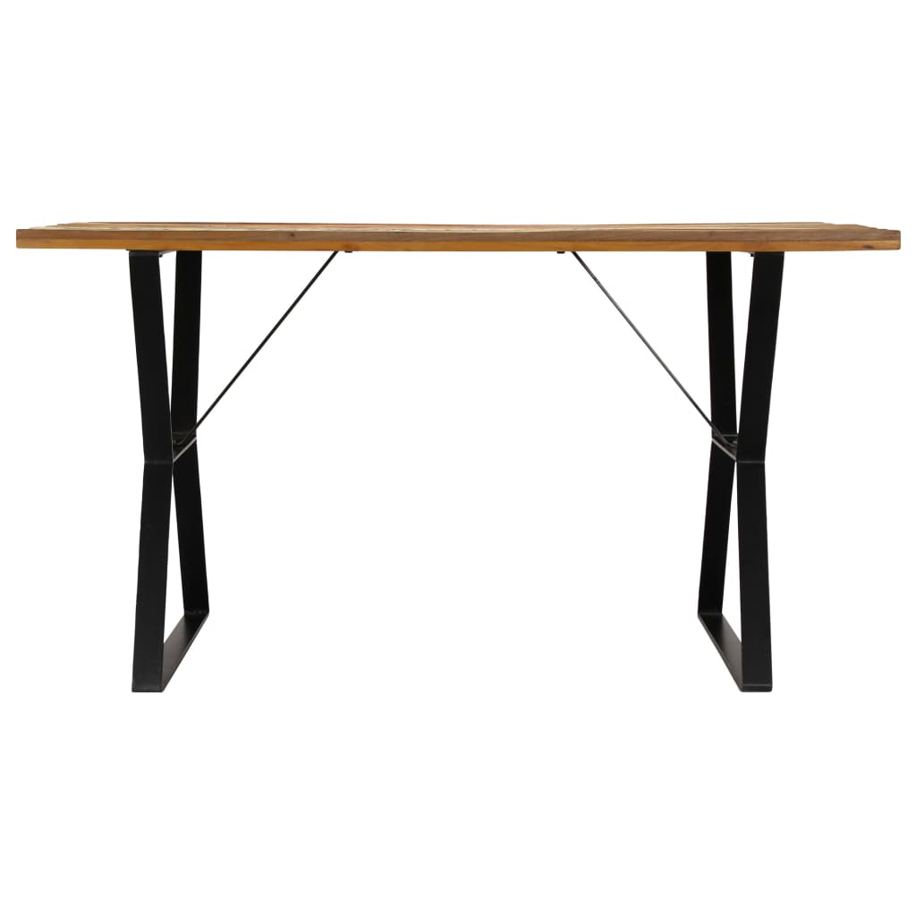 Eettafel Massief Gerecycled Hout 140 x 80 x 76 cm Multikleur