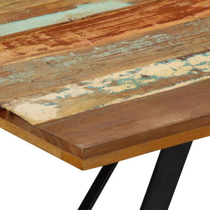 Eettafel Massief Gerecycled Hout 140 x 80 x 76 cm Multikleur