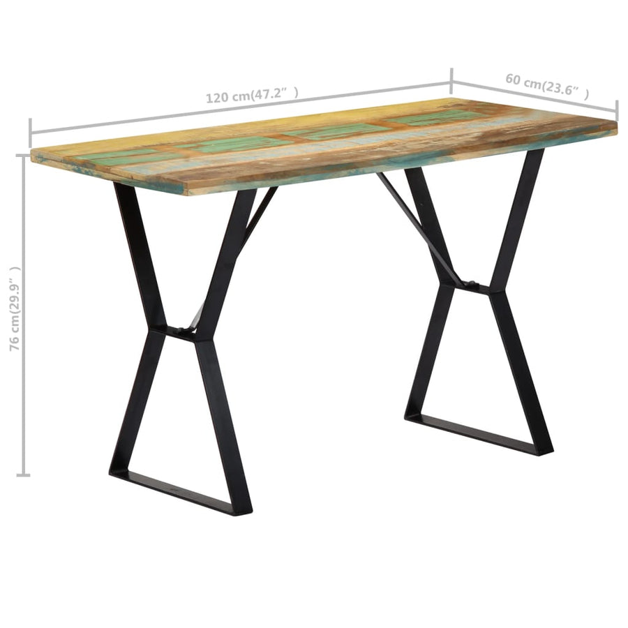 Eettafel Massief Gerecycled Hout 120 x 60 x 76 cm