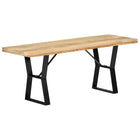 Bankje 110x40x45 cm massief mangohout