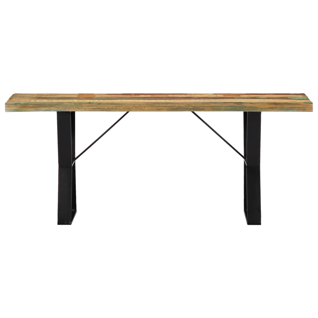 Bankje 110 cm massief gerecycled hout