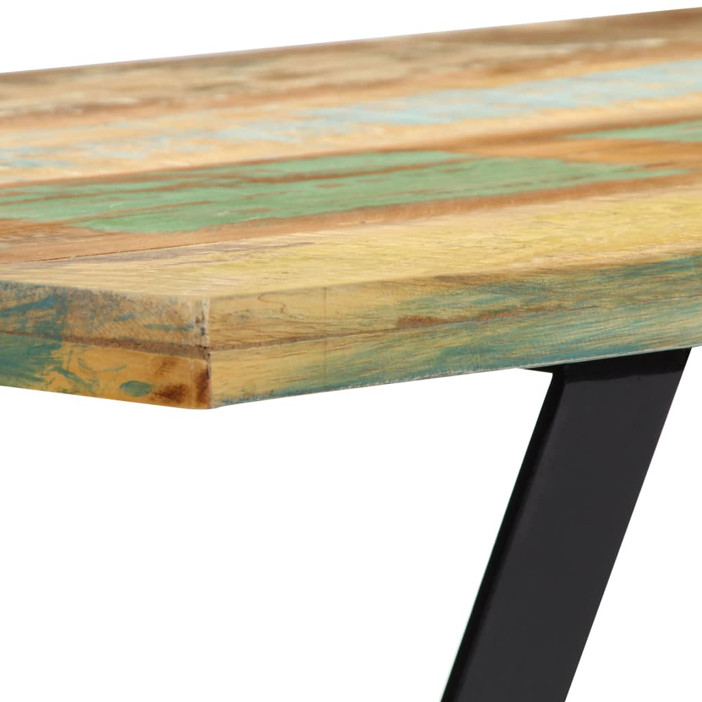 Bankje 110 cm massief gerecycled hout